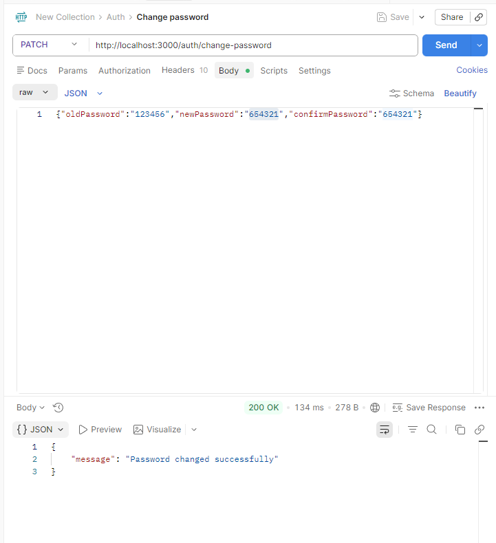 Зміна пароля